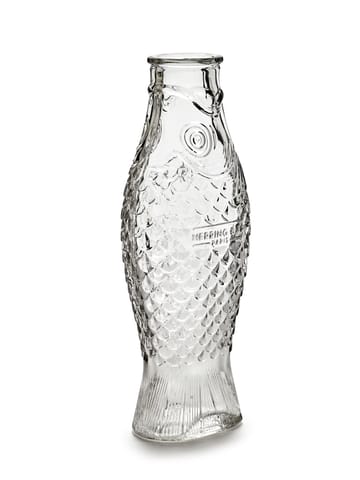 Bouteille en verre Fish & Fish 85 cl - Transparent - Serax