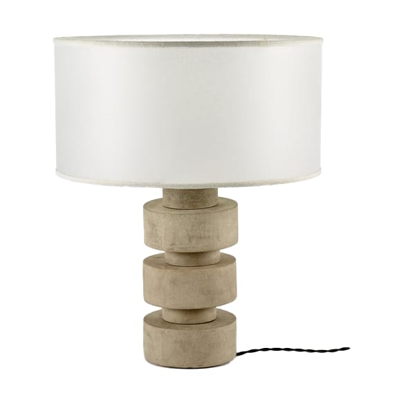 Lampe de table en ciment Disk Ø50 cm - Ciment - Serax