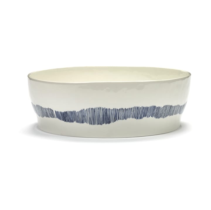 Saladier Ottolenghi Feast Ø27,5 cm - White stripes-blue - Serax