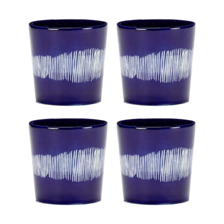 Tasse à café Ottolenghi Feast 25 cl lot de 4 - Dark blue-white - Serax