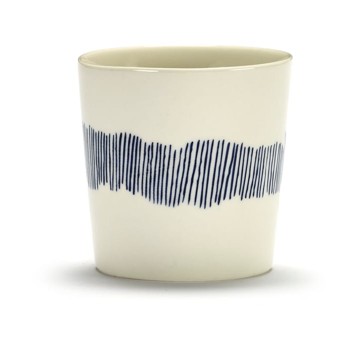 Tasse à café Ottolenghi Feast 25 cl lot de 4 - White stripes-blue - Serax