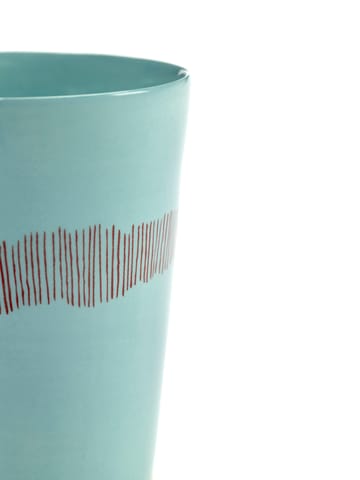 Tasses à thé Ottolenghi Feast 33 cl lot de 4 - Azure stripes-red - Serax