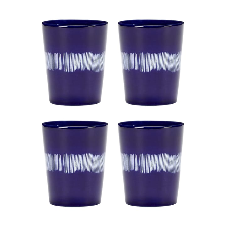 Tasses à thé Ottolenghi Feast 33 cl lot de 4 - Dark blue-white - Serax