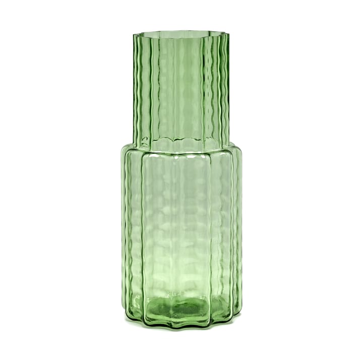 Vase Waves 05 Ø16x35 cm - Green-clear - Serax