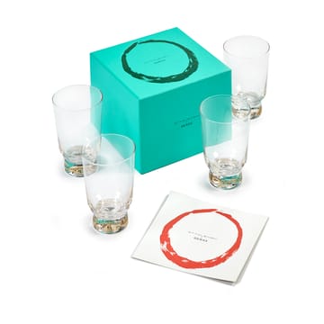 Verres Ottolenghi Feast 33 cl lot de 4 - Stripes gold - Serax