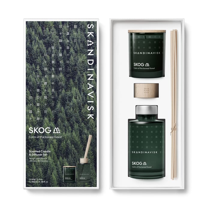 Bougie parfumée & diffuseurs de parfum SKOG - 65 g + 100 ml - Skandinavisk