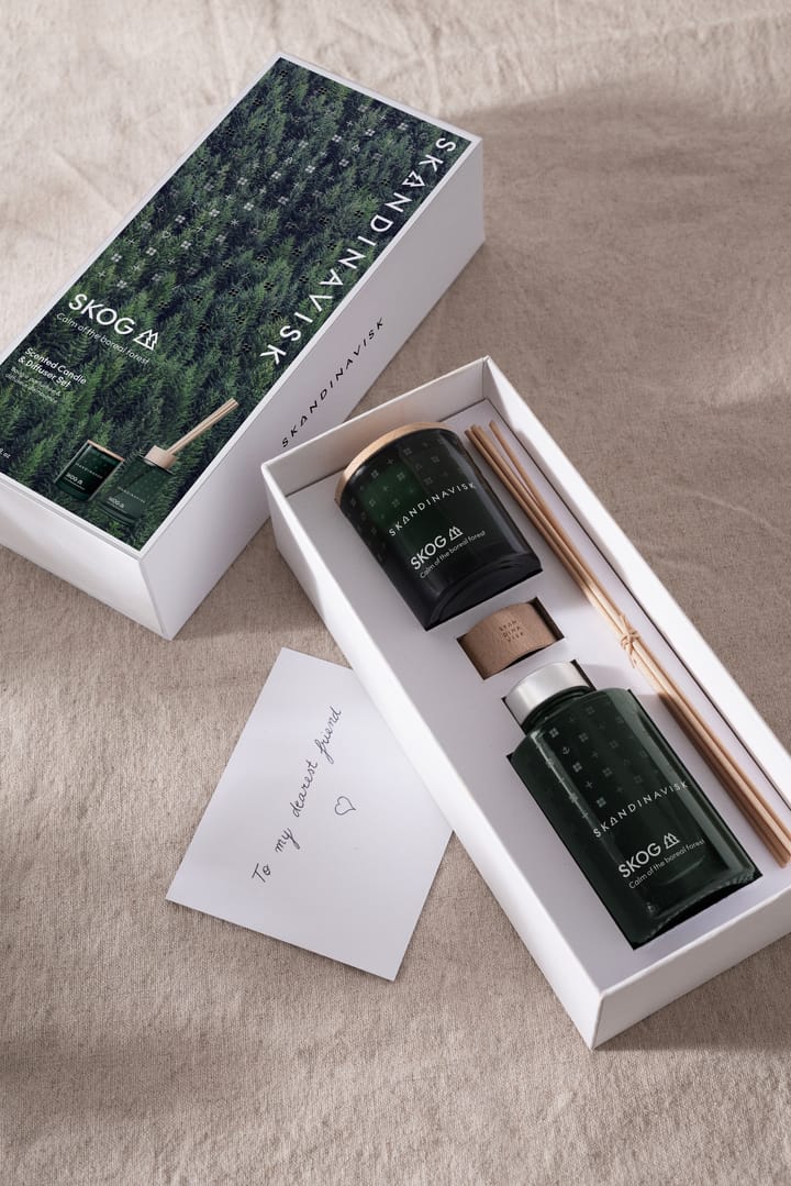 Bougie parfumée & diffuseurs de parfum SKOG, 65 g + 100 ml Skandinavisk