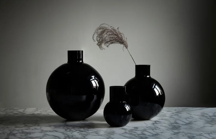 Vase Pallo, Noir 31 cm Skrufs Glasbruk