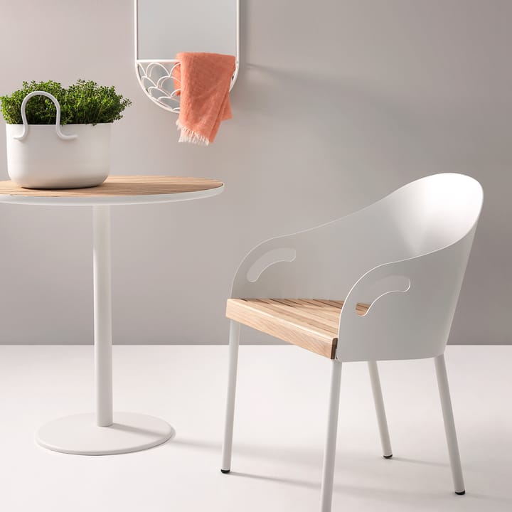 Chaise Brunnsviken, Blanc-chêne SMD Design