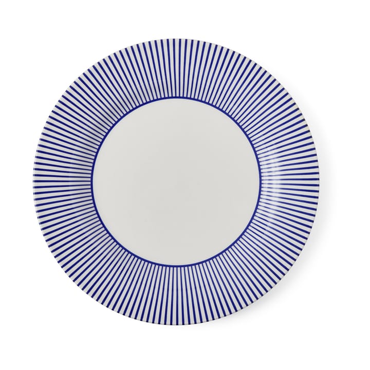 Assiette Steccato Ø28 cm - Bleu-blanc - Spode