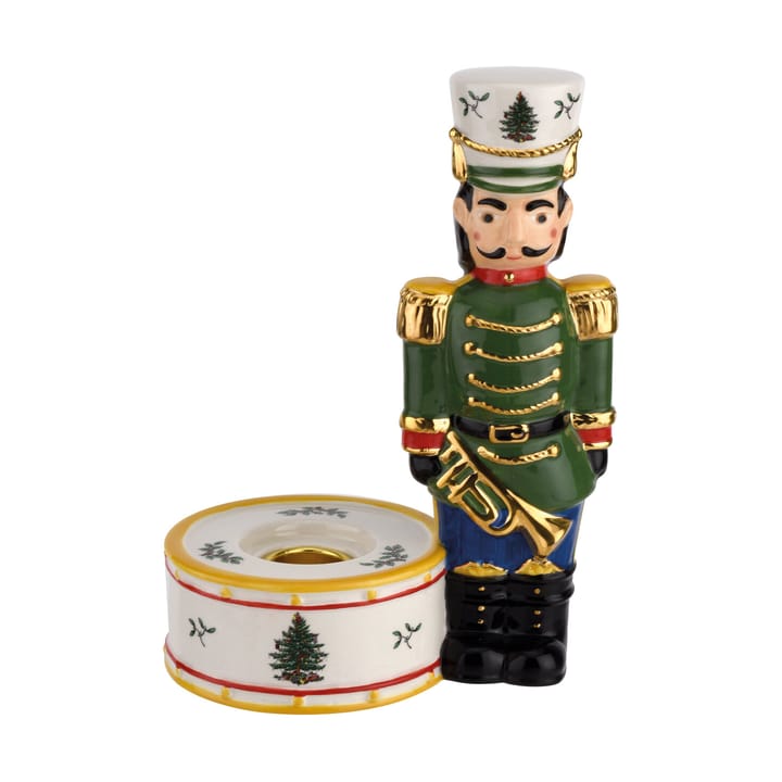 Bougeoir Christmas Tree Nutcracker 17,5 cm - Green - Spode