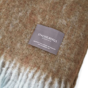 Plaid Mohair - Dusky blue & dark brown melange - Stackelbergs