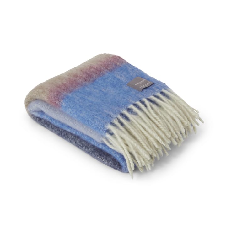 Plaid Mohair - Stripe Blue, Azur & Camel - Stackelbergs