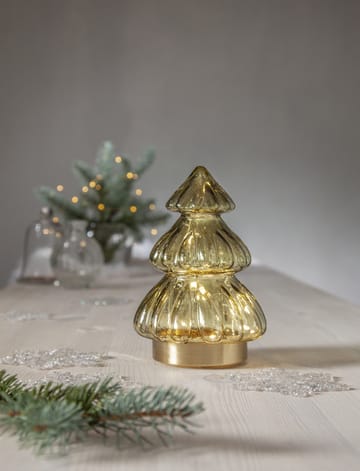 Décoration de table Abete éclairage de Noël 18 cm - Vert - Star Trading