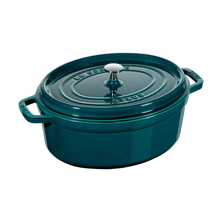 Cocotte ovale La Cocotte Staub fonte 8 L - La Mer - STAUB
