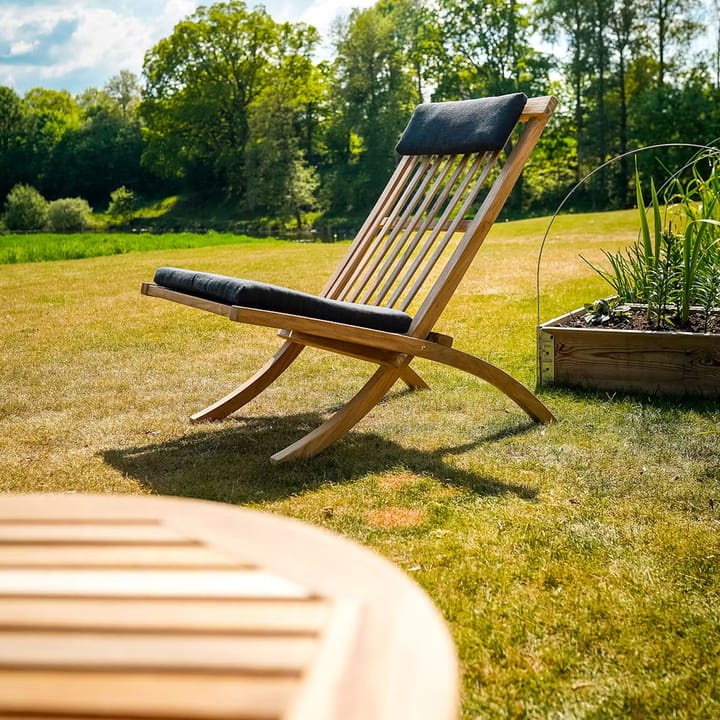 Coussin d'assise et appui-tête Muskö, Noir Stockamöllan