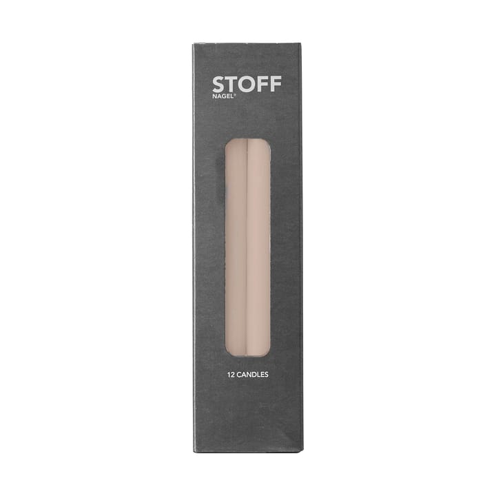 Bougies Nagel ensemble de 12, Beige STOFF