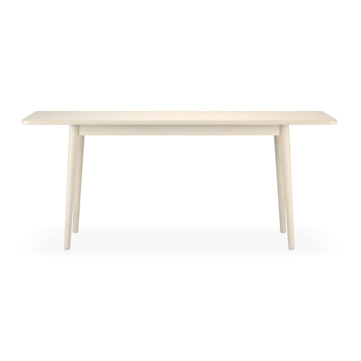 Table Miss Holly 175x100 cm - Bouleau huilé blanc, 1 rallonge - Stolab