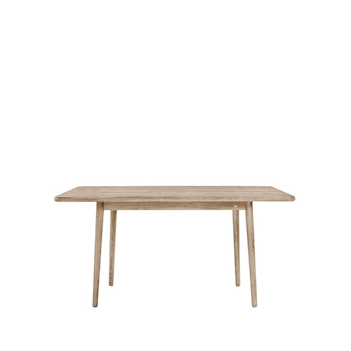 Table Miss Holly 175x82 + 1 rallonge 50 cm - chêne huilé blanc - Stolab