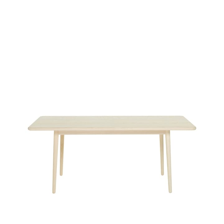 Table Miss Holly 235x82 cm - bouleau laqué mat clair, 1 rallonge - Stolab