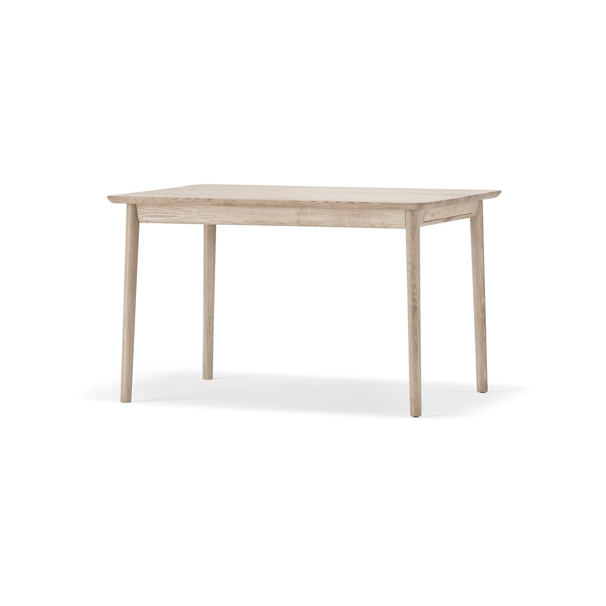 Stolab Table Prima Vista Chêne laqué mat clair-120 cm-1 rallonge