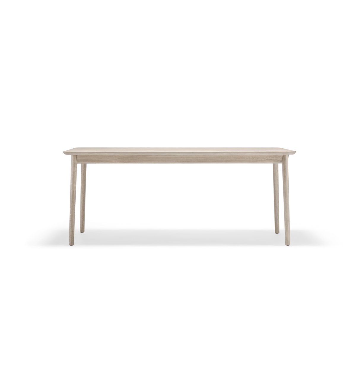 Stolab Table Prima Vista Chêne laqué mat clair-180 cm-1 rallonge