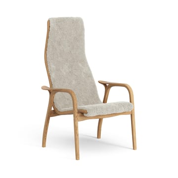 Fauteuil Lamino chêne huilé/peau de mouton - Moonlight (beige) - Swedese