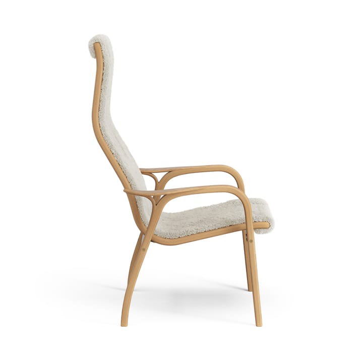 Fauteuil Lamino chêne huilé/peau de mouton, Moonlight (beige) Swedese