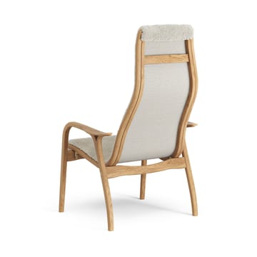 Fauteuil Lamino chêne huilé/peau de mouton - Moonlight (beige) - Swedese