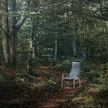 Fauteuil Lamino - Noir-cuir de selle-chêne huilé - Swedese