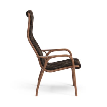 Fauteuil Lamino noyer huilé/peau de mouton - Espresso (marron) - Swedese