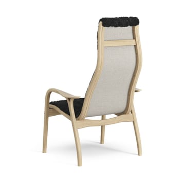 Fauteuil pour enfant Lamini chêne laqué/peau de mouton - Black (noir) - Swedese