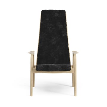 Fauteuil pour enfant Lamini chêne laqué/peau de mouton - Black (noir) - Swedese