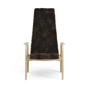 Fauteuil pour enfant Lamini chêne laqué/peau de mouton - Espresso (marron) - Swedese