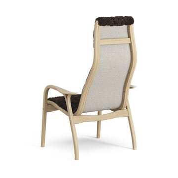 Fauteuil pour enfant Lamini chêne laqué/peau de mouton - Espresso (marron) - Swedese