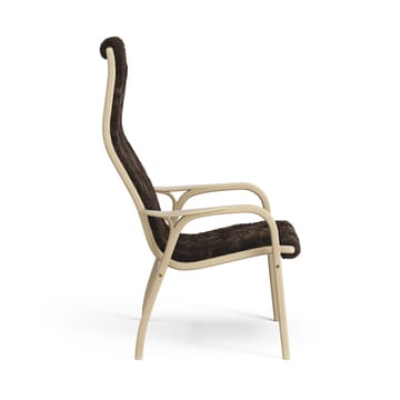 Fauteuil pour enfant Lamini chêne laqué/peau de mouton - Espresso (marron) - Swedese