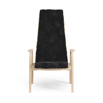 Fauteuil pour enfant Lamini hêtre laqué/peau de mouton - Black (noir) - Swedese