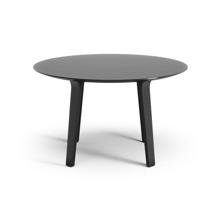 Table Divido Ø120 cm, Frêne émaillé noir Swedese