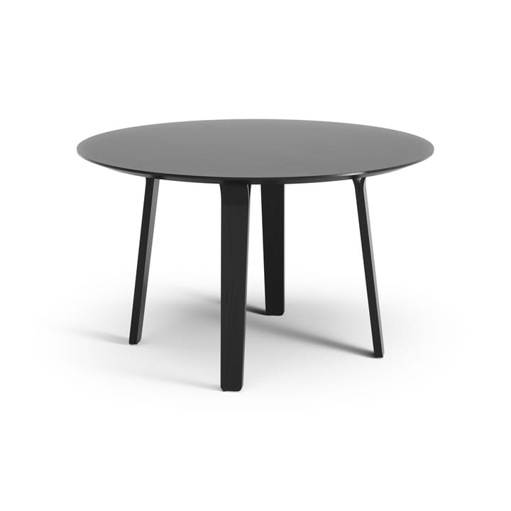 Table Divido Ø120 cm, Frêne émaillé noir Swedese