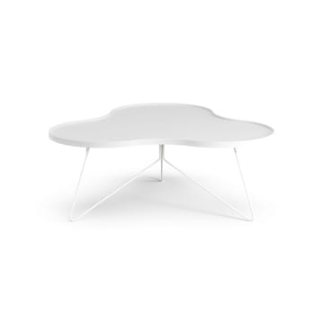 Table Flower mono 107x114 cm - H45 cm frêne laminé blanc - Swedese