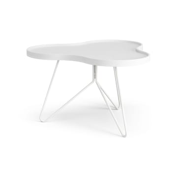 Table Flower mono 62x66 cm - H39 cm frêne laminé blanc - Swedese