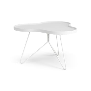 Table Flower mono 62x66 cm - H39 cm frêne laminé blanc - Swedese