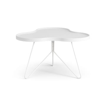 Table Flower mono 62x66 cm - H39 cm frêne laminé blanc - Swedese