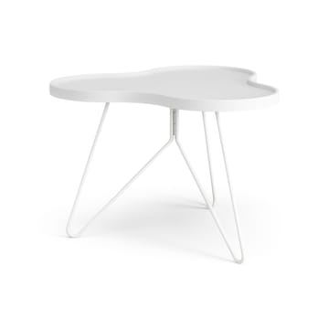 Table Flower mono 62x66 cm - H45 cm frêne laminé blanc - Swedese