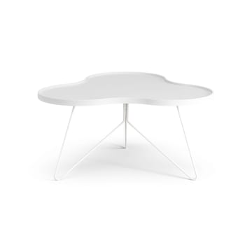 Table Flower mono 84x90 cm - H45 cm frêne laminé blanc - Swedese