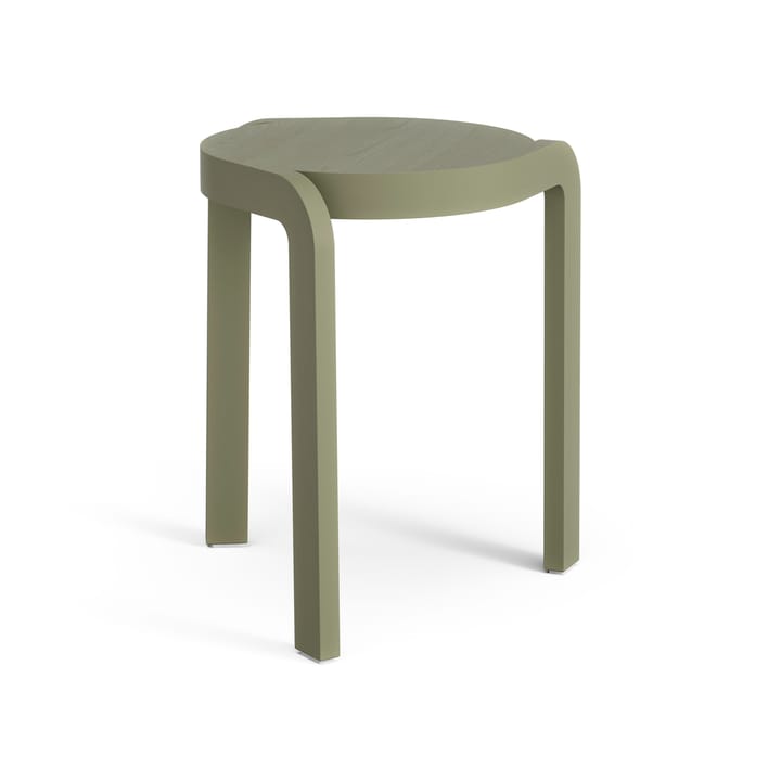 Tabouret Spin H44 cm, Frêne-moss green Swedese