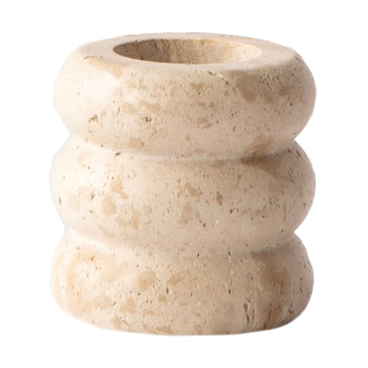 Bougeoir Travertine - Medium 8 cm - Tell Me More