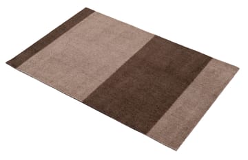 Stripes by tica, horizontal, paillasson - Sand-brown, 60x90 cm - tica copenhagen