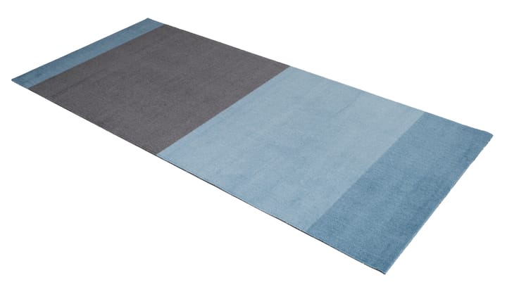 Stripes by tica, horizontal, tapis de couloir, Blue-steel grey, 90x200 cm tica copenhagen