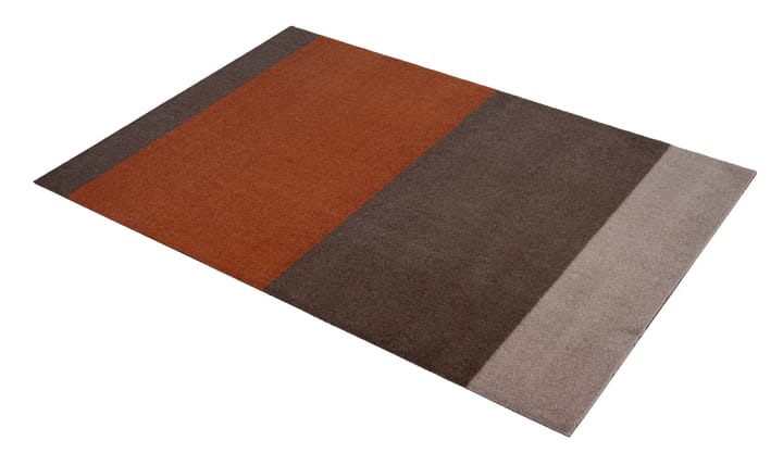 Stripes by tica, horizontal, tapis de couloir, Brown-terracotta, 90x130 cm tica copenhagen